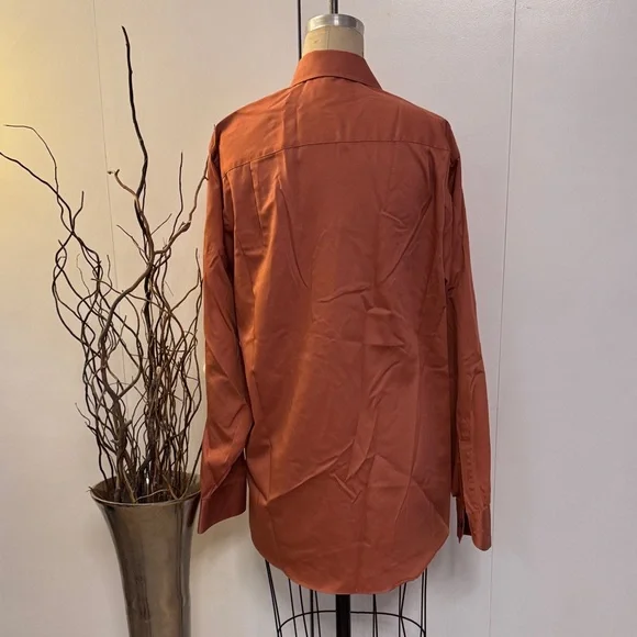 Geoffrey Beene Men's Rust Shirt Jacket - Picture 4 of 6